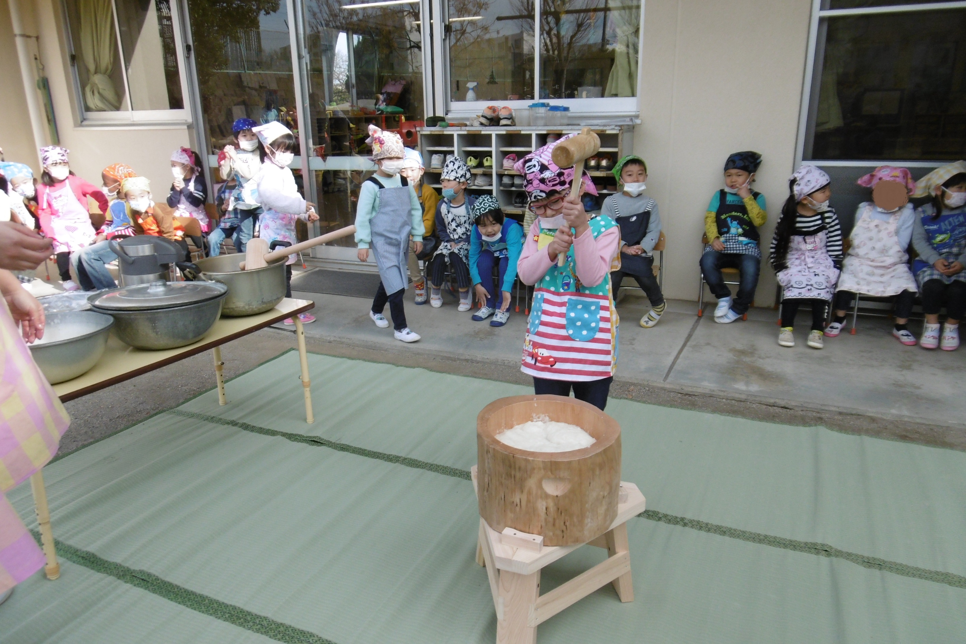 おもちつき会②