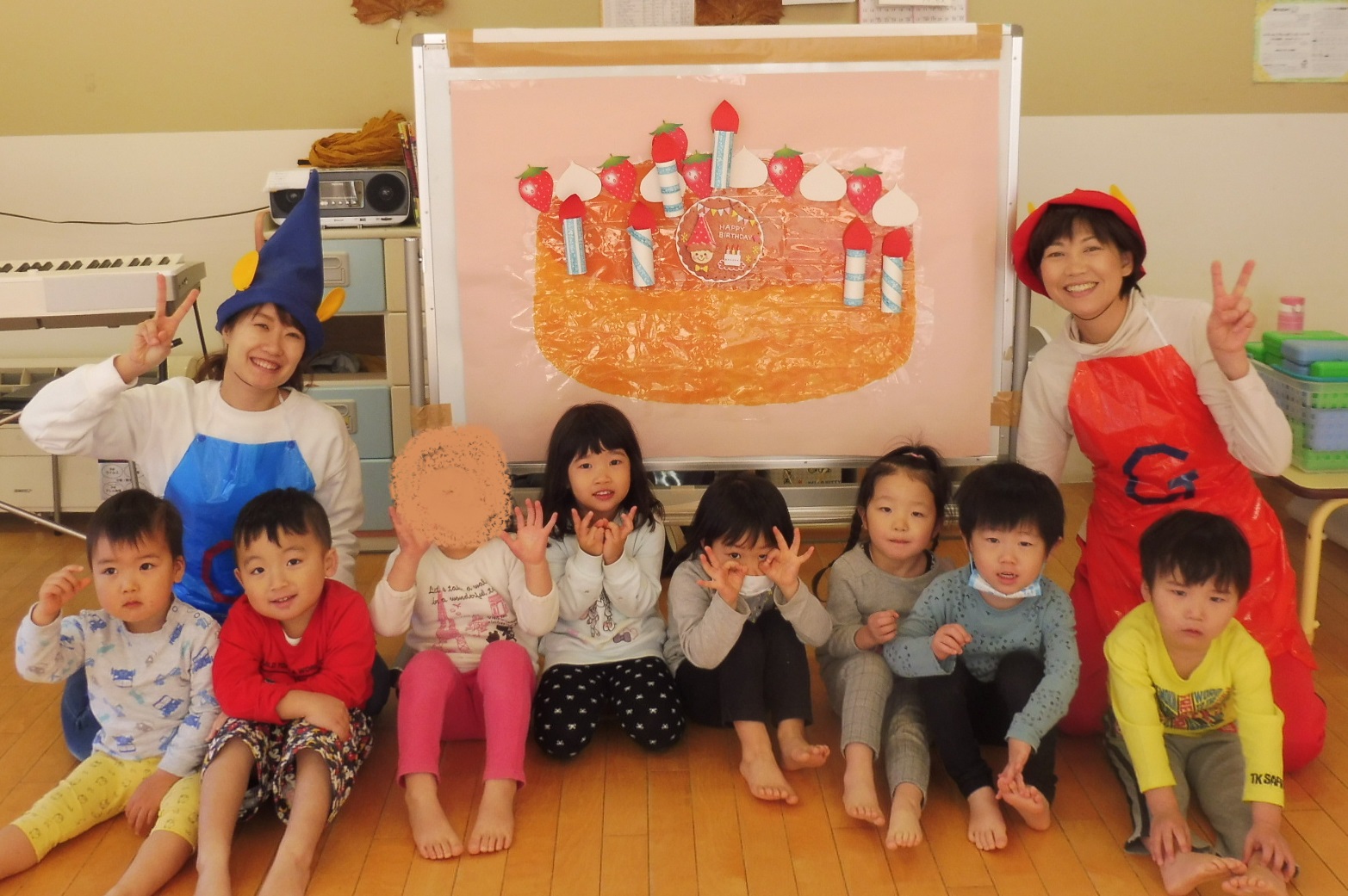１月生まれ誕生会（乳児）