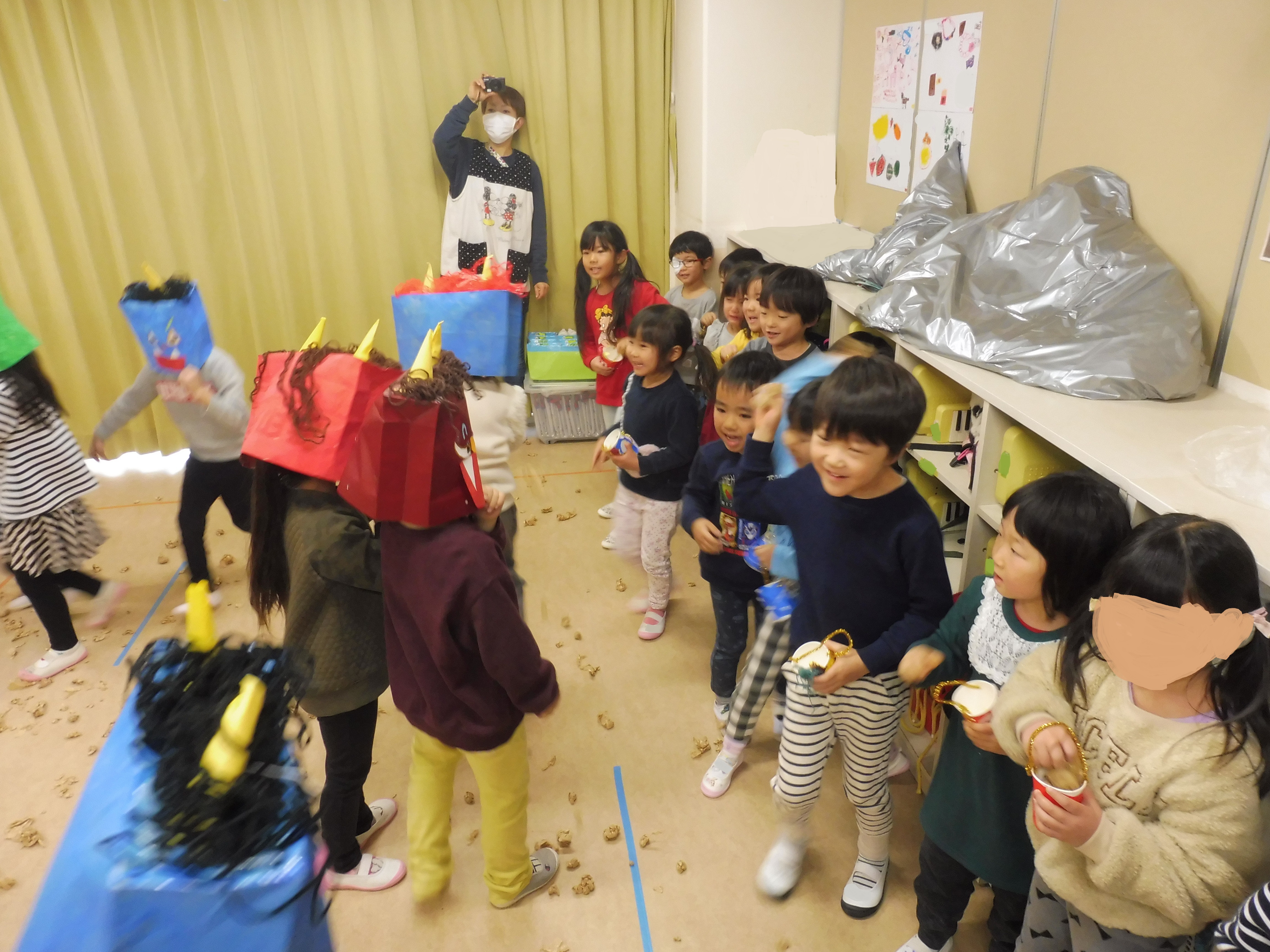豆まき②